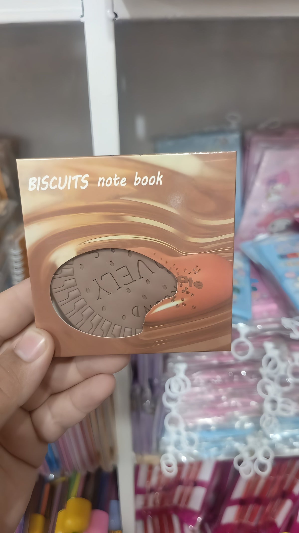 Biscuit Shaped Notebook