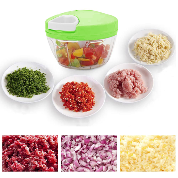 Manual Food Chopper Hand Pull String