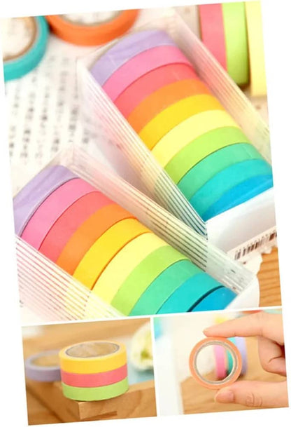 10 Rolls Chic Washi Tape - Removable Decorative Tape for DIY
