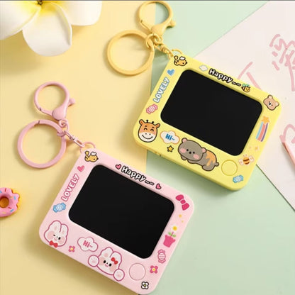 Creative Mini Graffiti Board Keychain - Bag Pendant & Reusable Drawing Tablet