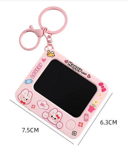 Creative Mini Graffiti Board Keychain - Bag Pendant & Reusable Drawing Tablet