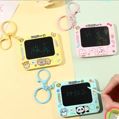 Creative Mini Graffiti Board Keychain - Bag Pendant & Reusable Drawing Tablet
