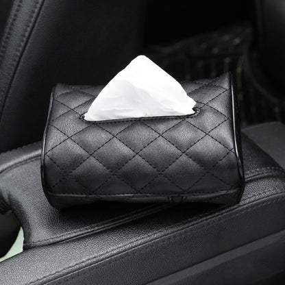 Luxury Leather Car Napkin Holder – Dashboard & Visor Mount