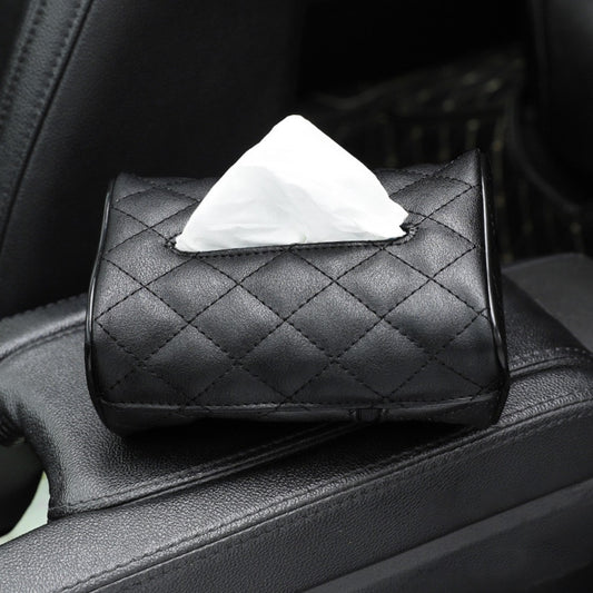 Luxury Leather Car Napkin Holder – Dashboard & Visor Mount
