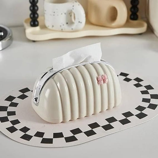 Shell Tissue Box Holder – Modern Decorative Napkin Storage
