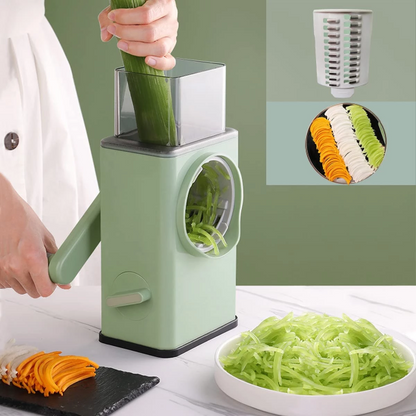 3 in 1 Round Cutter Multifunction Vegetable Slicer Manual Home Kitchen Accessories