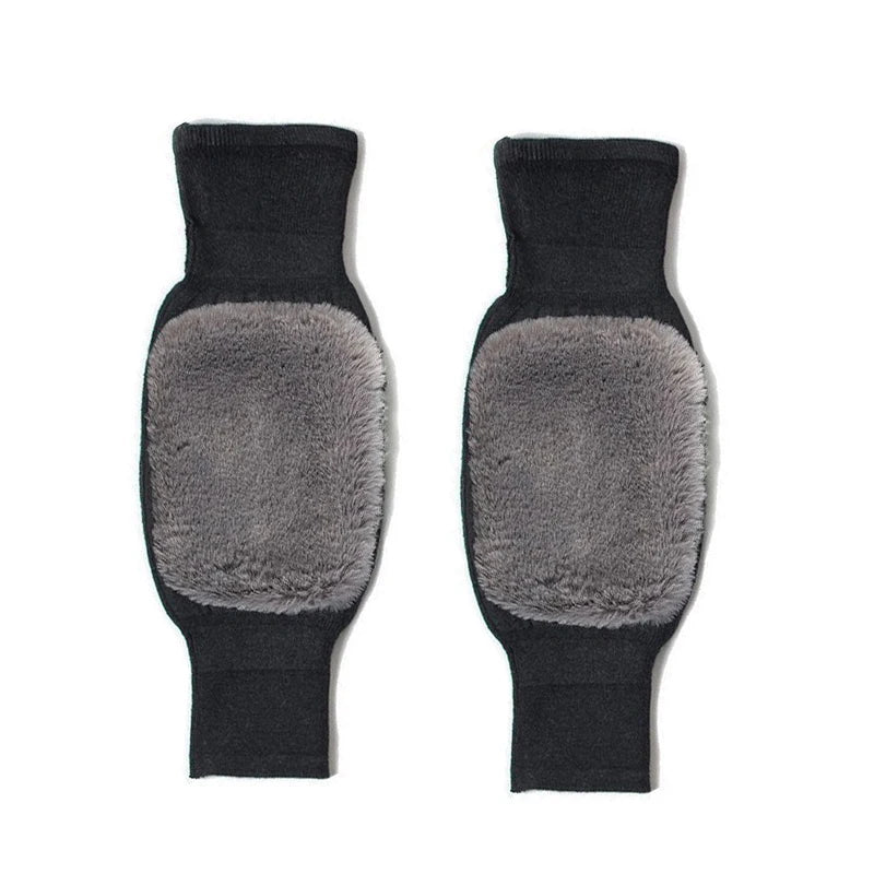 Cashmere Knee Warmer with Premium Fleece Inside - Complete Pair