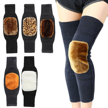 Cashmere Knee Warmer with Premium Fleece Inside - Complete Pair