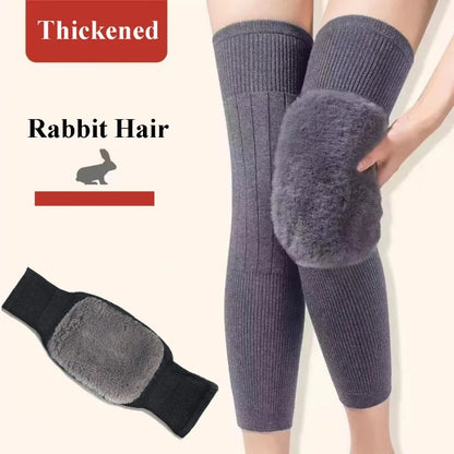 Cashmere Knee Warmer with Premium Fleece Inside - Complete Pair