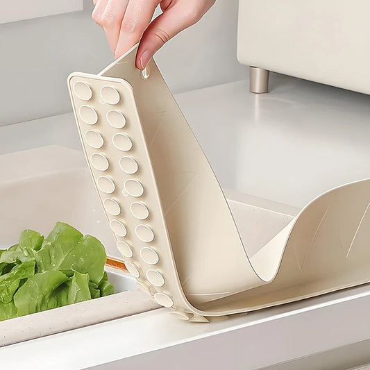 Silicone Sink Splash Guard With SUCTION