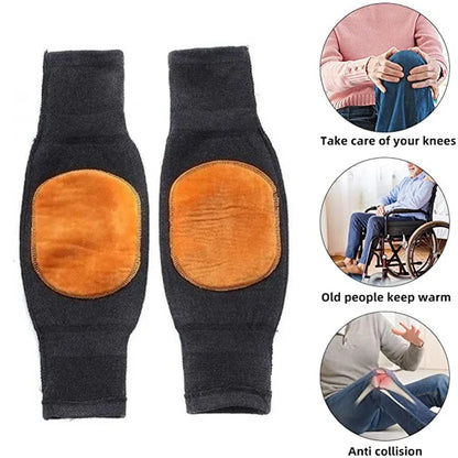Cashmere Knee Warmer with Premium Fleece Inside - Complete Pair
