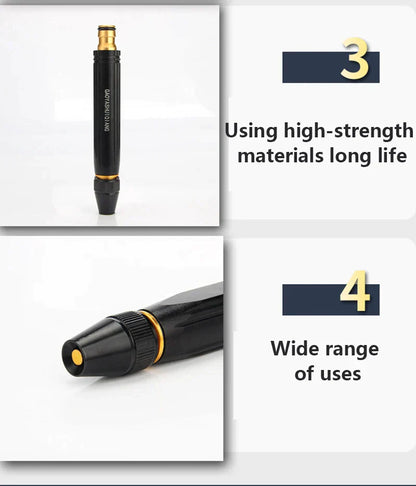 Imported High Quality Professional Pressure Water Nozzle with Metal Hose