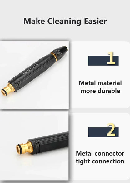 Imported High Quality Professional Pressure Water Nozzle with Metal Hose