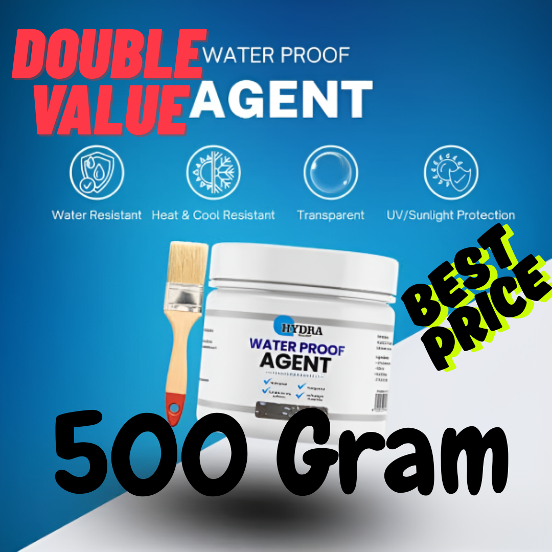 Hydra Waterproof Agent - Waterproofing Agent for Wall & Floor – With Brush