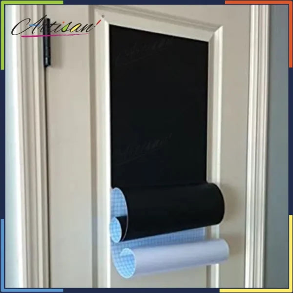Whiteboard/Chalkboard Sticker Roll + 2 Markers/5 Chalks