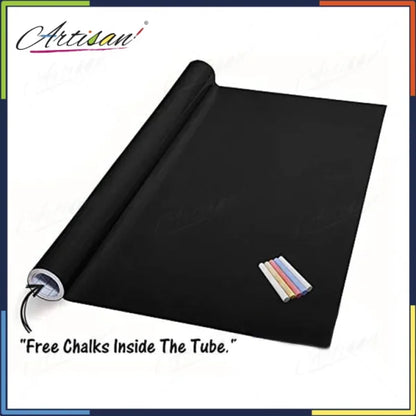 Whiteboard/Chalkboard Sticker Roll + 2 Markers/5 Chalks
