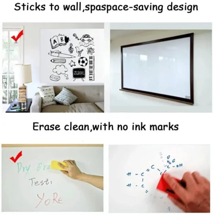 Whiteboard/Chalkboard Sticker Roll + 2 Markers/5 Chalks