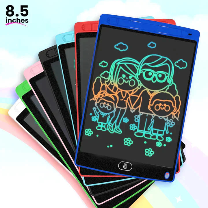 MULTICOLOR LCD WRITING TABLET FOR KIDS - 8.5 INCHES