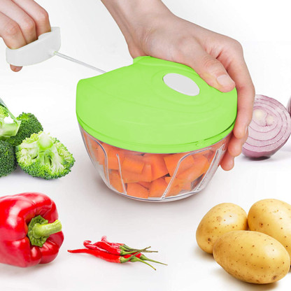 Manual Food Chopper Hand Pull String