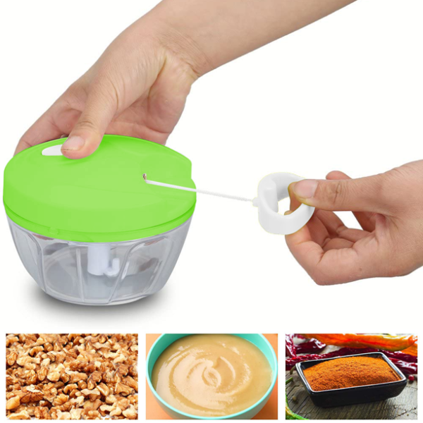 Manual Food Chopper Hand Pull String