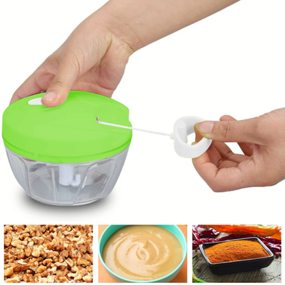 Manual Food Chopper Hand Pull String